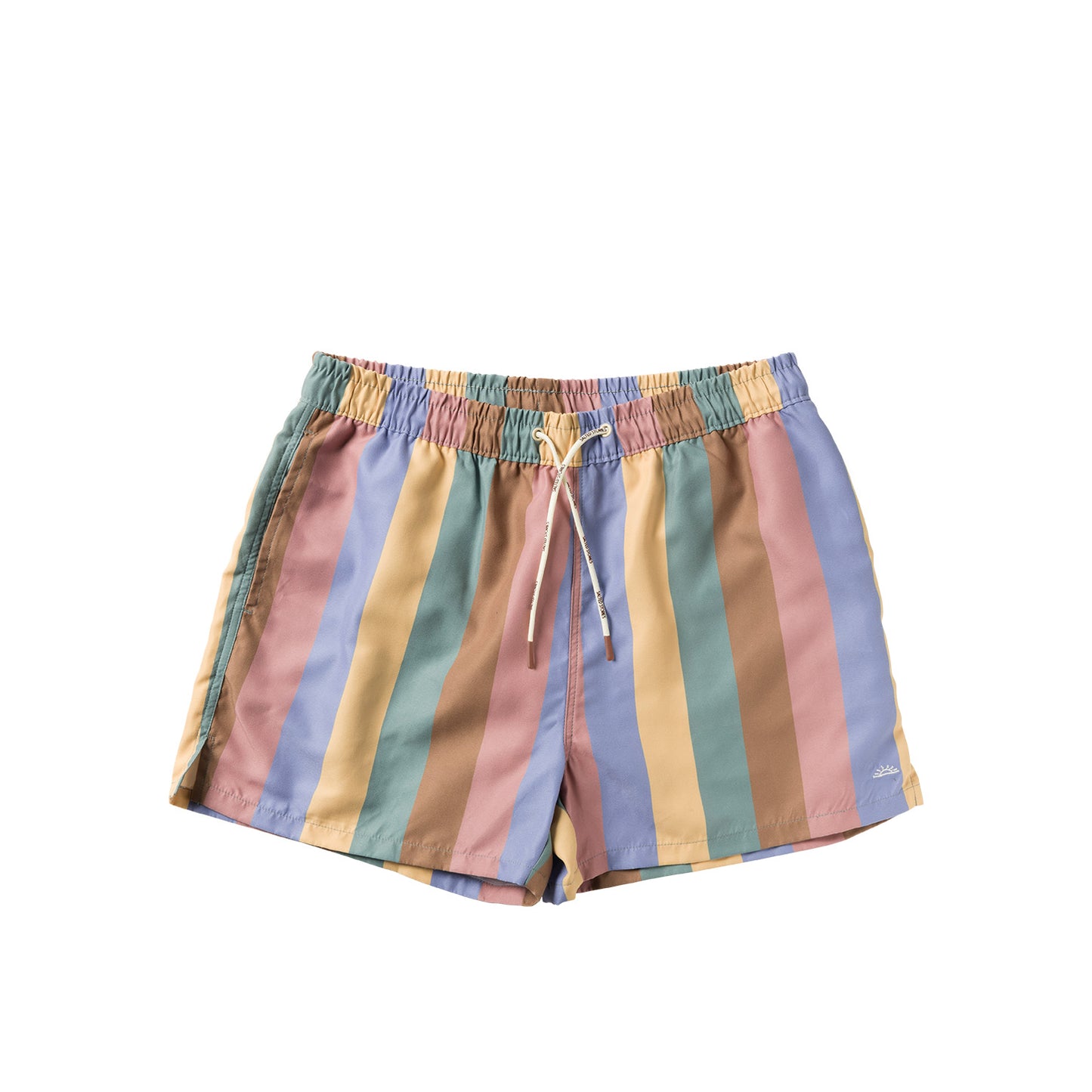 Multi stripe swim shorts dad
