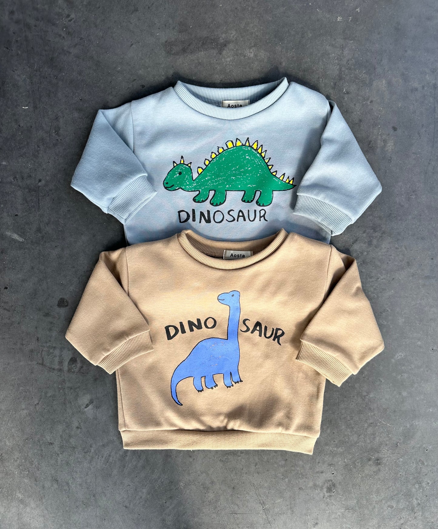 Dino Sweatshirt Brown